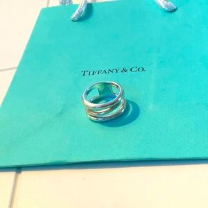 Tiffany & Co. Silver Open Crossover band